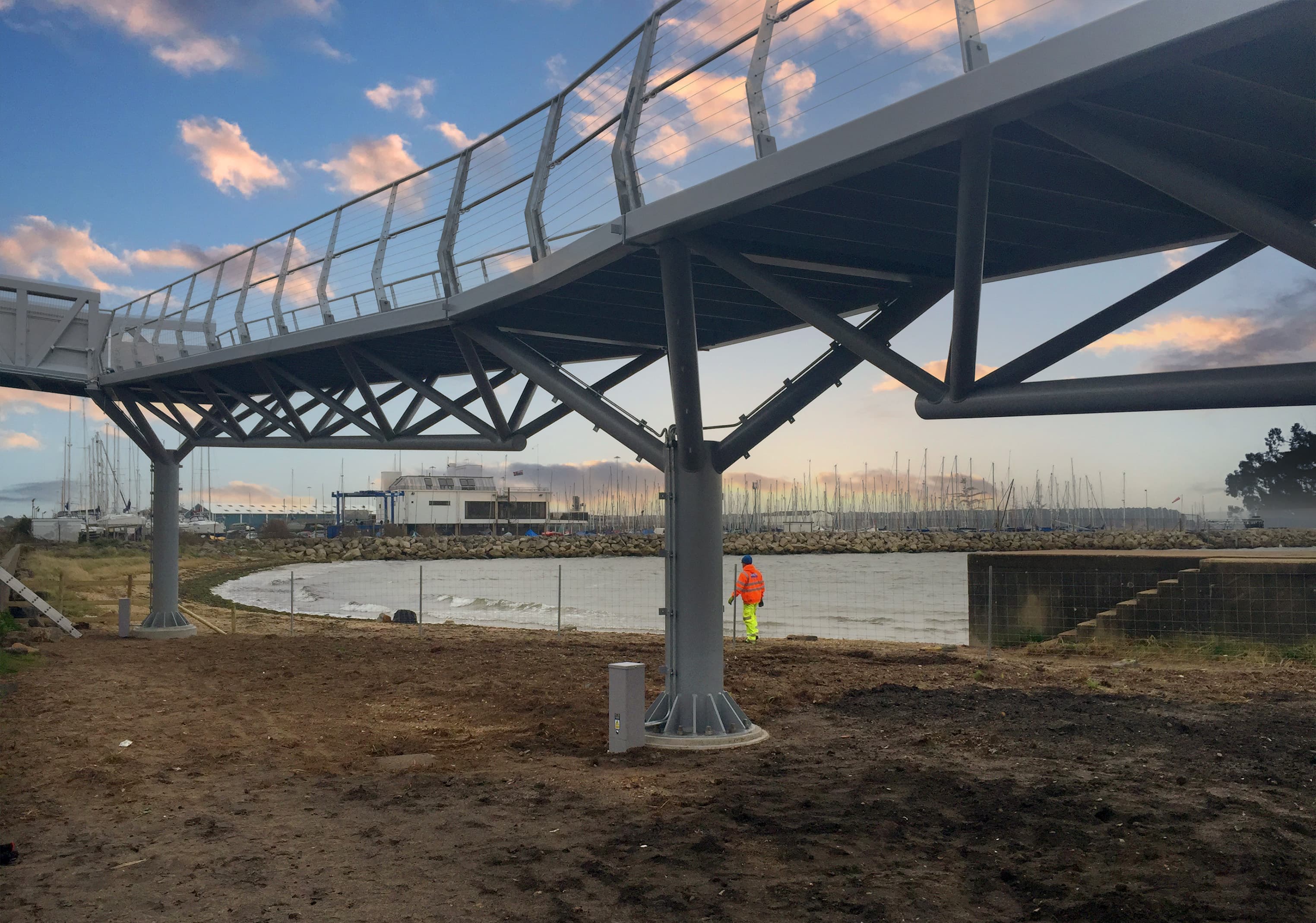 Hamworthy Park Rail Crossing in Poole