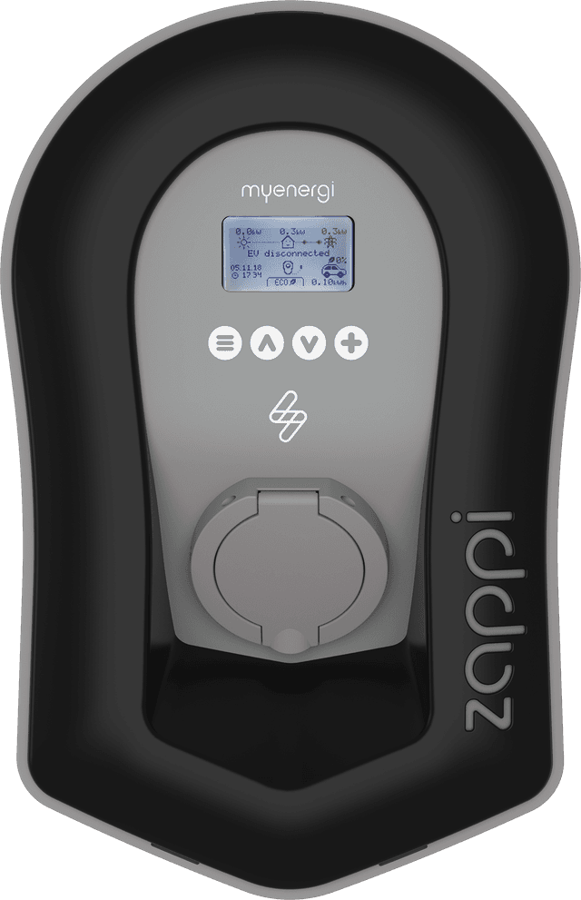 myenergi Zappi black front