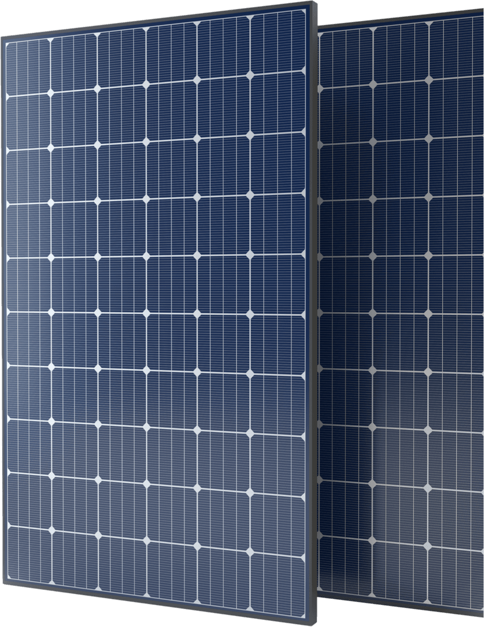 Two solar panels
