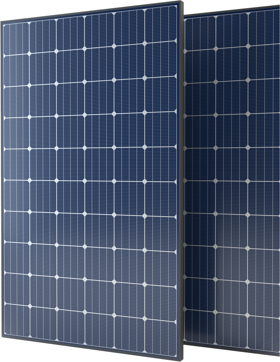 Two solar panels